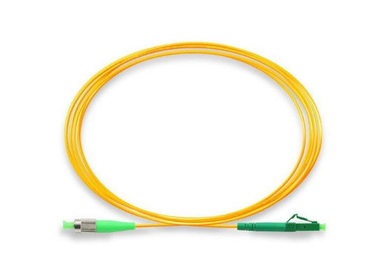 Porcellana Dimensione a fibra ottica FC/APC - LC/APC di simplex 3m di singolo modo del cavo di toppa del saltatore fornitore