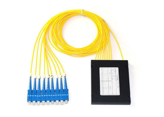 Porcellana 2.0mm lunghezza d'onda di funzionamento del separatore dello SpA di fibra ottica 1 x 8 ampia con i connettori UPC/dello Sc fornitore
