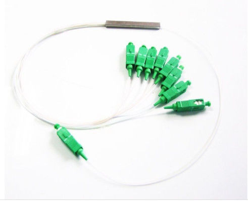 Porcellana Mini separatore della fibra di singolo modo di alta affidabilità, separatore ottico della fibra 1x8 di G657A fornitore