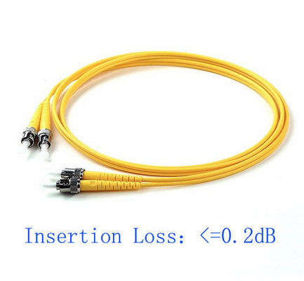 cavo di toppa del duplex di 3.0mm 5Mtrs LSZH, cavo di toppa basso della fibra di singolo modo di perdita di inserzione 10g fornitore
