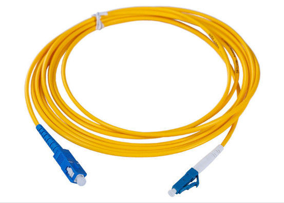 1M / cavo di toppa della fibra di 2M/3M Lc, vario cavo di toppa della fibra del duplex del connettore fornitore