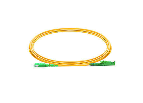 Cavo di toppa a fibra ottica di FTTH E2000 1 - la lunghezza 3D di 3m ha passato la prova lucidata fornitore
