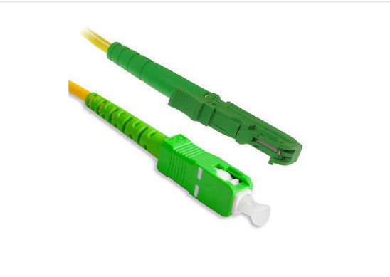 Cavo di toppa a fibra ottica di FTTH E2000 1 - la lunghezza 3D di 3m ha passato la prova lucidata fornitore