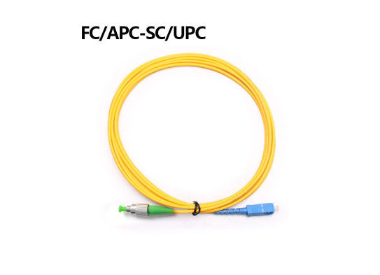 cavo di toppa del duplex del PVC di 3m, Sc del cavo di toppa della fibra a Lc - °C 40 - 85 che aziona gamma temporanea fornitore