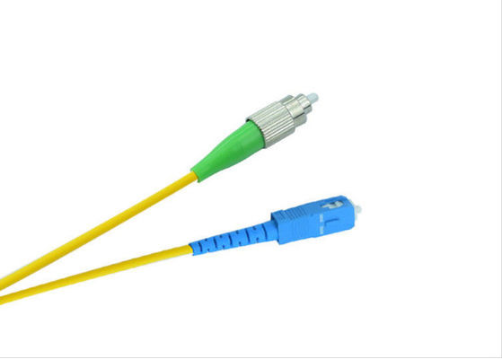 cavo di toppa del duplex del PVC di 3m, Sc del cavo di toppa della fibra a Lc - °C 40 - 85 che aziona gamma temporanea fornitore