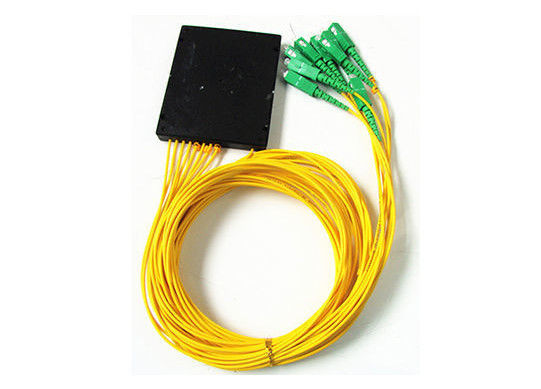 Separatore ottico giallo del Plc, rivestimento del separatore del Plc di fibra ottica 1x16 di LSZH per i sistemi di FTTX fornitore