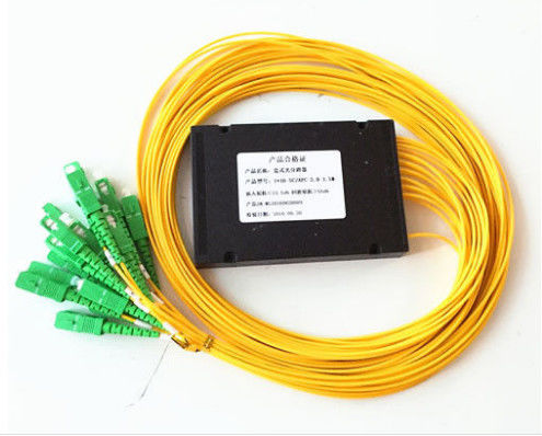 Separatore ottico giallo del Plc, rivestimento del separatore del Plc di fibra ottica 1x16 di LSZH per i sistemi di FTTX fornitore