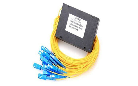 1 / 16 separatore del cavo ottico di modo FTTH, pacchetto ottico del contenitore di ABS del separatore del cavo per l'attrezzatura di prova fornitore
