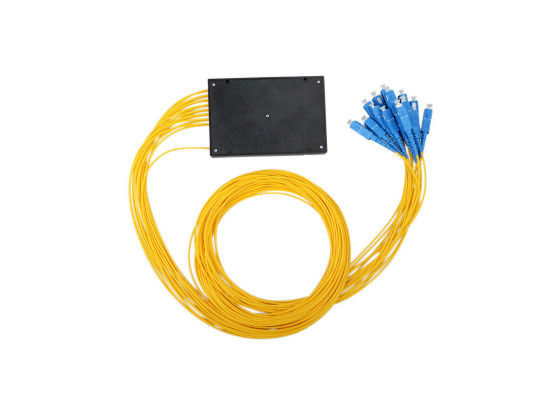 1 / 16 separatore del cavo ottico di modo FTTH, pacchetto ottico del contenitore di ABS del separatore del cavo per l'attrezzatura di prova fornitore