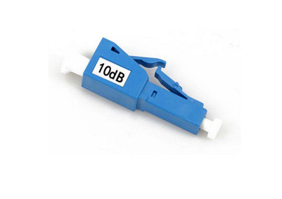 Maschio a fibra ottica blu dell'attenuatore di LC 10DB alla femmina con l'alloggio metallo/della plastica fornitore