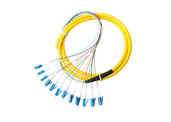 Singolo modo dell'alta di credibilità treccia di UPC Lc, di LSZH treccia gialla del cavo del rivestimento fuori fornitore