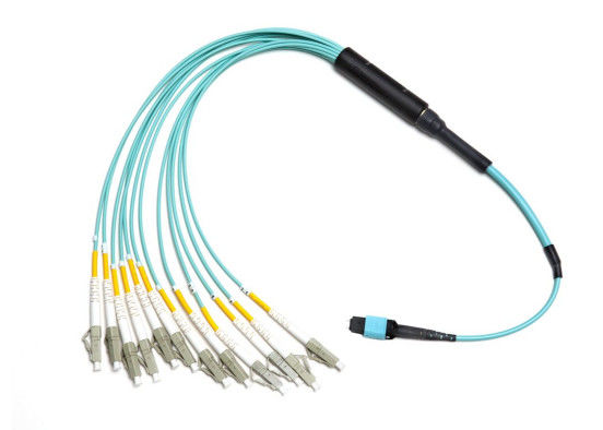 Il cavo di toppa del cavo a fibre ottiche di LSZH, 12/24 svuota il cavo di toppa della fibra di Lc per il quadro d'interconnessione fornitore