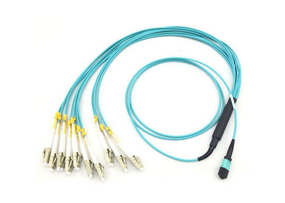 Il cavo di toppa del cavo a fibre ottiche di LSZH, 12/24 svuota il cavo di toppa della fibra di Lc per il quadro d'interconnessione fornitore
