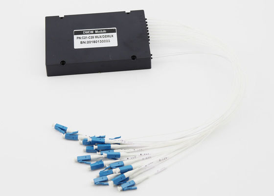 Alto multiplexor di Manica accurato 8, lunghezza d'onda centrale Mux e perdita di inserzione bassa di Demux fornitore